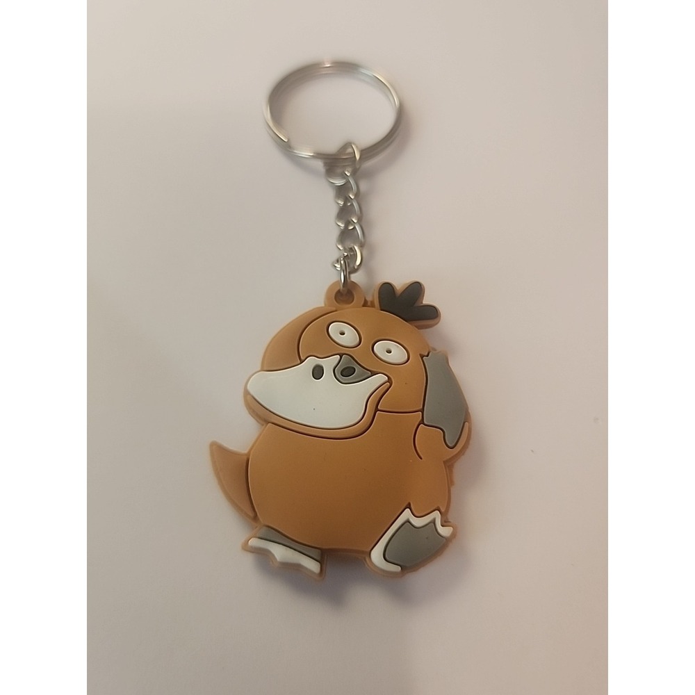 Small‎ Psyduck Pokémon 2 Sided Rubber Keychain